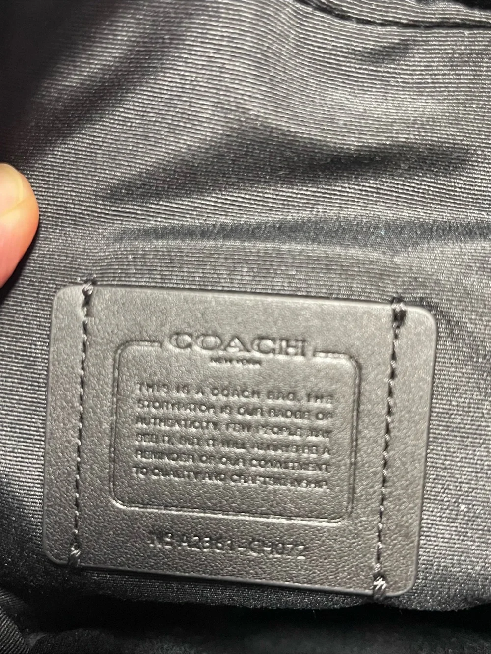 N/A coach blue